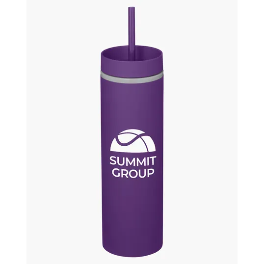 Prime Line Adventure 16 oz. Insulated Tumbler with Straw — view 13