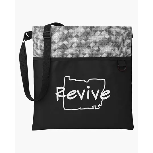 Patchwork Eco Friendly Crossbody Tote Bag — view 9
