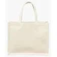 Mini Recycled Cotton Tote Bag with Charm — view 2