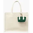 Mini Recycled Cotton Tote Bag with Charm — view 4