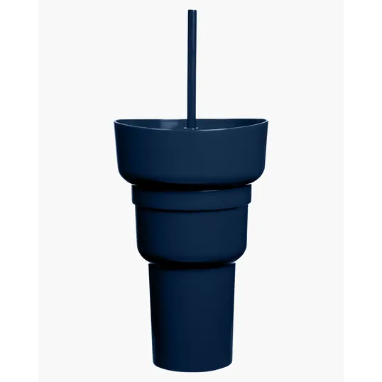 Team 365 1L Recycled PP Stadium Tumbler with Snack Bowl — view 2