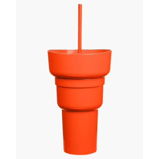 Team 365 1L Recycled PP Stadium Tumbler with Snack Bowl — view 5
