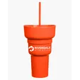 Team 365 1L Recycled PP Stadium Tumbler with Snack Bowl — view 20