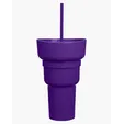 Team 365 1L Recycled PP Stadium Tumbler with Snack Bowl — view 6