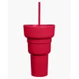 Team 365 1L Recycled PP Stadium Tumbler with Snack Bowl — view 7
