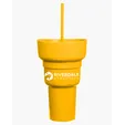 Team 365 1L Recycled PP Stadium Tumbler with Snack Bowl — view 27