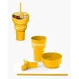 Team 365 1L Recycled PP Stadium Tumbler with Snack Bowl — view 28