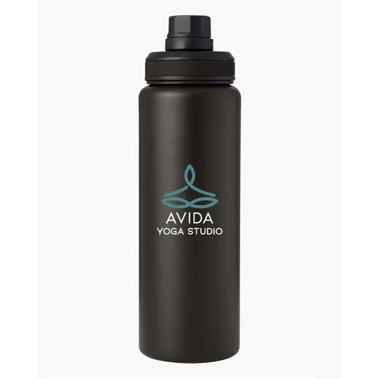 Team 365 Zone 32 oz. Recycled Stainless Steel Water Bottle — view 7