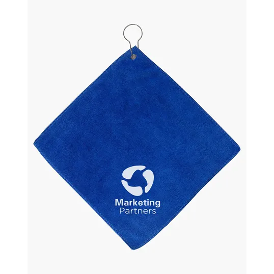 Microfiber Golf Towel With Grommet And Hook — view 7