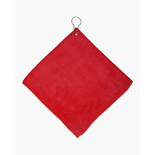 Microfiber Golf Towel With Grommet And Hook — view 4