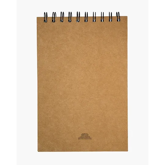 Spiral-Bound Notebook with Colored Pencils — view 3