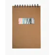Spiral-Bound Notebook with Colored Pencils