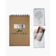 Spiral-Bound Notebook with Colored Pencils — view 2