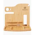 Portia Bamboo Charging Valet Station — view 4