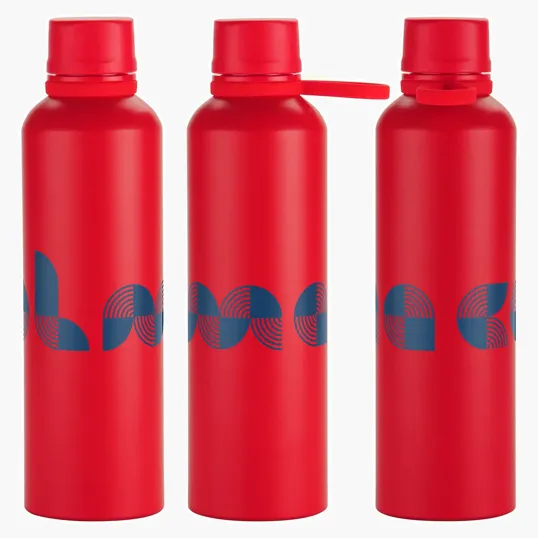 Avento 25 oz Recycled Aluminum Bottle with Silicone Loop — view 4