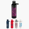 Avento 25 oz Recycled Aluminum Bottle with Silicone Loop