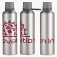 Avento 25 oz Recycled Aluminum Bottle with Silicone Loop — view 5
