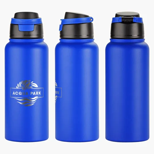 Cabrio 32 oz Recycled Stainless Steel Vacuum Insulated Bottle — view 4