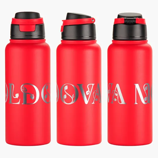 Cabrio 32 oz Recycled Stainless Steel Vacuum Insulated Bottle — view 5