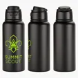 Cabrio 32 oz Recycled Stainless Steel Vacuum Insulated Bottle — view 2