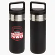 Ariel Dante 20 oz Vacuum Insulated Bottle with Carabiner Lid — view 2