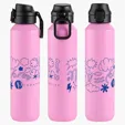 Nexus 27 oz Recycled Aluminum Bottle with Flip-Top Lid and Carabiner — view 8
