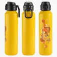 Nexus 27 oz Recycled Aluminum Bottle with Flip-Top Lid and Carabiner — view 16