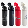 Switchback 27 oz RPET Bottle with Snap-Top Lid & Carabiner