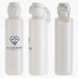 Switchback 27 oz RPET Bottle with Snap-Top Lid & Carabiner — view 5