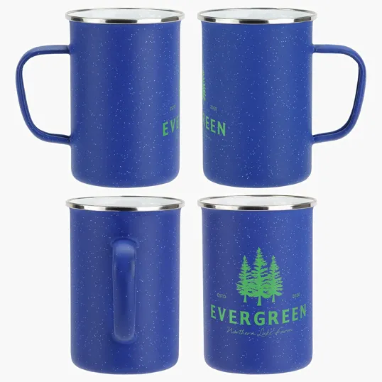 Ariel Caldron 22 oz Enamel-Lined Iron Mug — view 3
