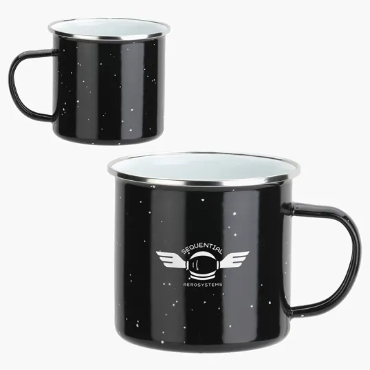 Ariel Foundry 16 oz Enamel-Lined Iron Coffee Mug — view 3
