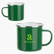 Ariel Foundry 16 oz Enamel-Lined Iron Coffee Mug — view 5