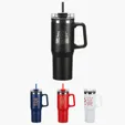 Oceanic 30 oz Stainless Steel Mug with Color-Matching Handle