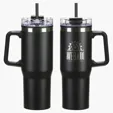 Oceanic 30 oz Stainless Steel Mug with Color-Matching Handle — view 2
