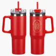 Oceanic 30 oz Stainless Steel Mug with Color-Matching Handle — view 4