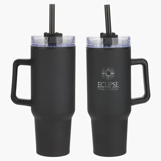 Ariel Outpost 40 oz Stainless Steel Mug with Straw — view 2