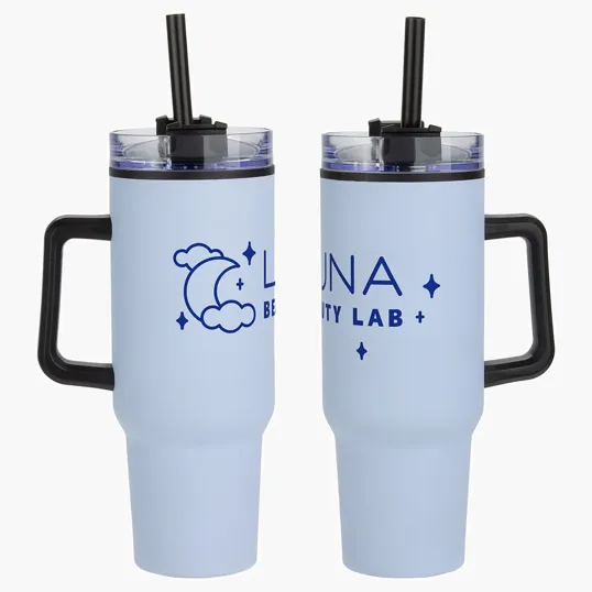 Ariel Outpost 40 oz Stainless Steel Mug with Straw — view 3