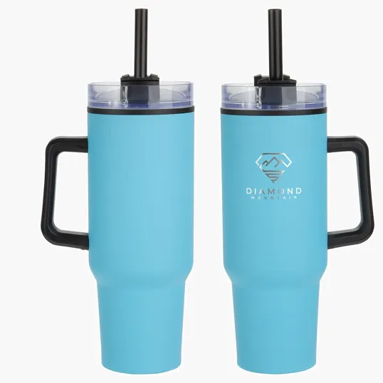 Ariel Outpost 40 oz Stainless Steel Mug with Straw — view 6