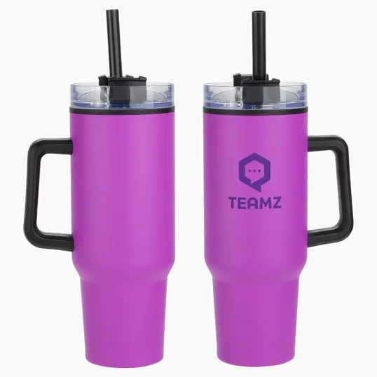 Ariel Outpost 40 oz Stainless Steel Mug with Straw — view 9