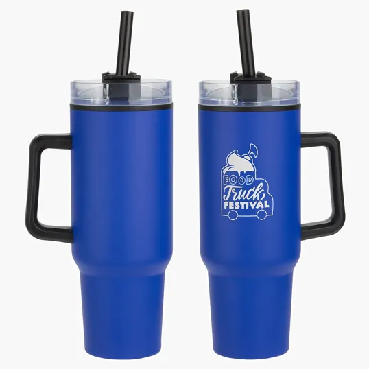 Ariel Outpost 40 oz Stainless Steel Mug with Straw — view 10