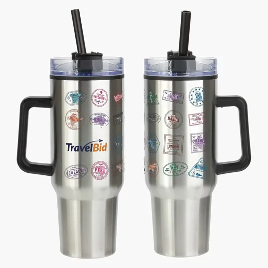 Ariel Outpost 40 oz Stainless Steel Mug with Straw — view 12