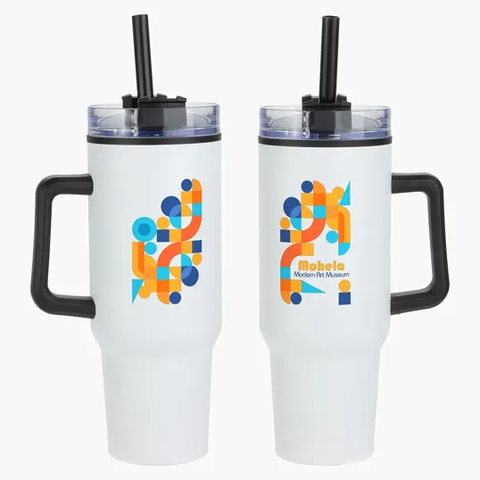 Ariel Outpost 40 oz Stainless Steel Mug with Straw — view 13