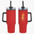 Ariel Outpost 40 oz Stainless Steel Mug with Straw — view 11