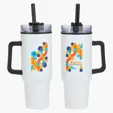 Ariel Outpost 40 oz Stainless Steel Mug with Straw — view 13
