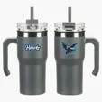 Ariel Outback 20 oz Stainless Steel Mug with Lid and Straw — view 3