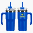 Ariel Outback 20 oz Stainless Steel Mug with Lid and Straw — view 4
