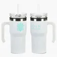 Ariel Outback 20 oz Stainless Steel Mug with Lid and Straw — view 6