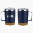 Sapora 12 oz Vacuum Insulated Stainless Steel Mug with Cork Base — view 3