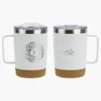 Sapora 12 oz Vacuum Insulated Stainless Steel Mug with Cork Base — view 4