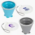 Ariel Groove 9 oz Collapsible Silicone Cup with Lid